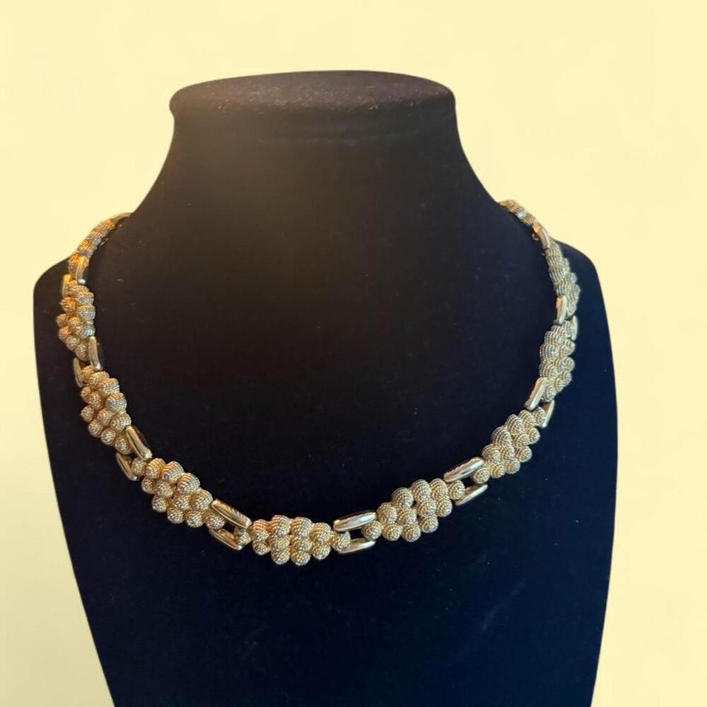 Vintage 80s chunky textured gold